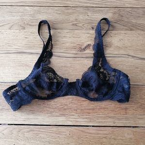 Vintage la vie en rose bra